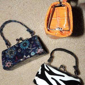 tic.tok micro purses - set of 3